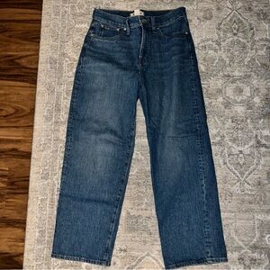 Madewell Women’s Straight Blue Jeans
